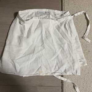 Sunday Best Aritzia White Wrap Skirt